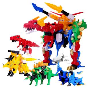 心奇爆龙战车X2龙装战甲大爆龙新奇霸王龙变形机器人恐龙男孩玩具