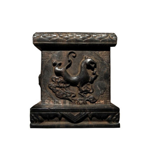 仿古石雕山西青石民俗怀旧手工雕刻神兽柱墩石墩茶壶底座壶拖摆设