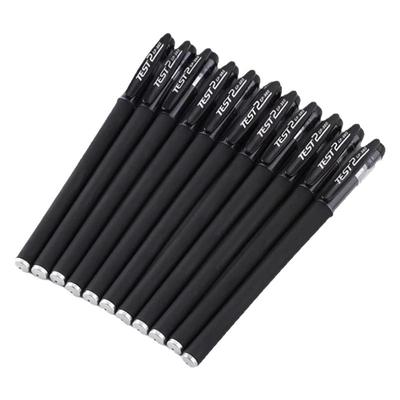 台纪磨砂中性笔考试专用笔学生用0.5mm碳素黑色水性签字水笔芯心圆珠笔红笔全针管子弹头文具磨砂笔办公商务