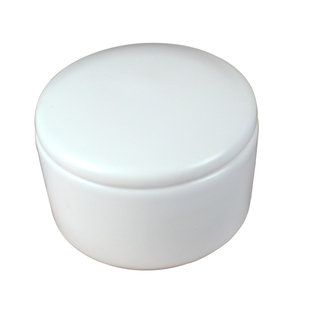 白色小陶瓷罐美妆饰品瓷盒面霜胭脂罐小食品药膏方罐香粉盒密封罐