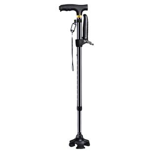 医仑特折叠拐杖老人防滑轻便四脚拐棍老年人手杖康复走路助步器