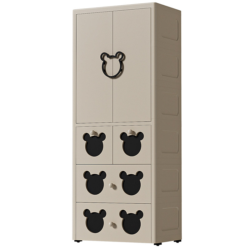 60cm特大加厚儿童衣柜婴儿收纳柜简易卧室宝宝衣橱衣服整理储物柜