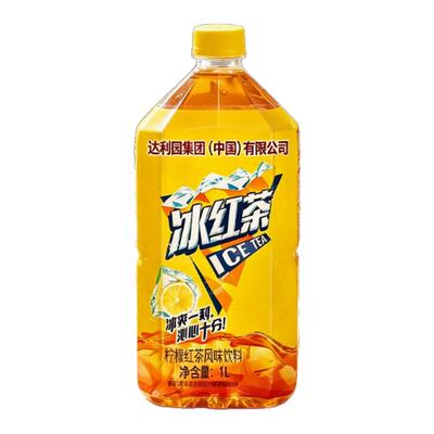 冰红茶1L装青梅绿茶大瓶果香浓郁甘醇口感清爽调酒用饮料批发