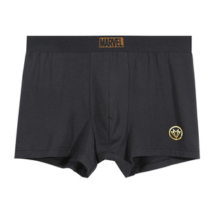 德国舒雅内裤男士漫威联名款新品首发印花四角裤莫代尔中腰平角裤