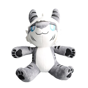 可爱Changed鲨鱼喵鲨乌贼犬兽化实验室毛绒公仔普罗猫福瑞控玩偶