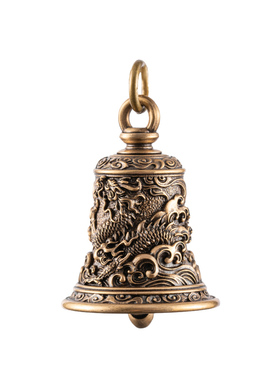 琢匠龙吟铃铛吊坠铜铃响声大汽车挂件钥匙扣国风背包挂饰复古车挂