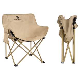 骆驼户外露营折叠椅钓鱼凳子导演椅沙滩躺椅月亮椅写生椅子折叠凳