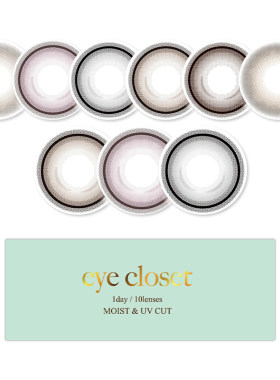 【15mm超大直径】T-Garden eye closet彩色隐形眼镜日抛10片集合