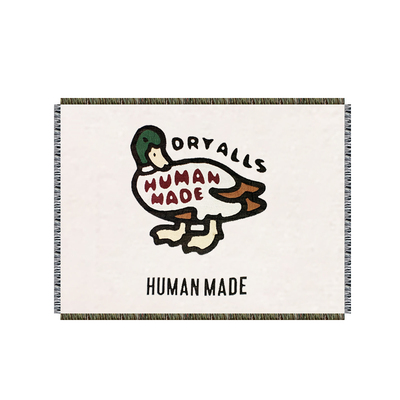 humanmade鸭子卡通毯挂毯毛毯