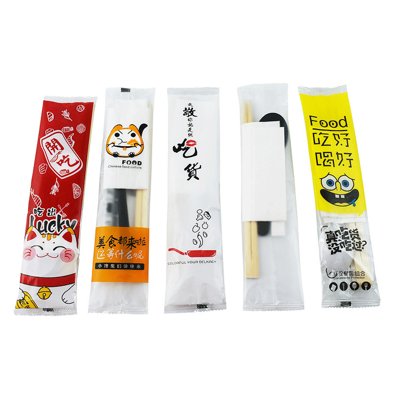 外卖专用一次性筷子四件套可定制