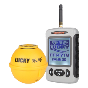 乐琦探鱼器无线声纳可视高清鱼群探测器钓鱼找鱼器智能防水大小鱼