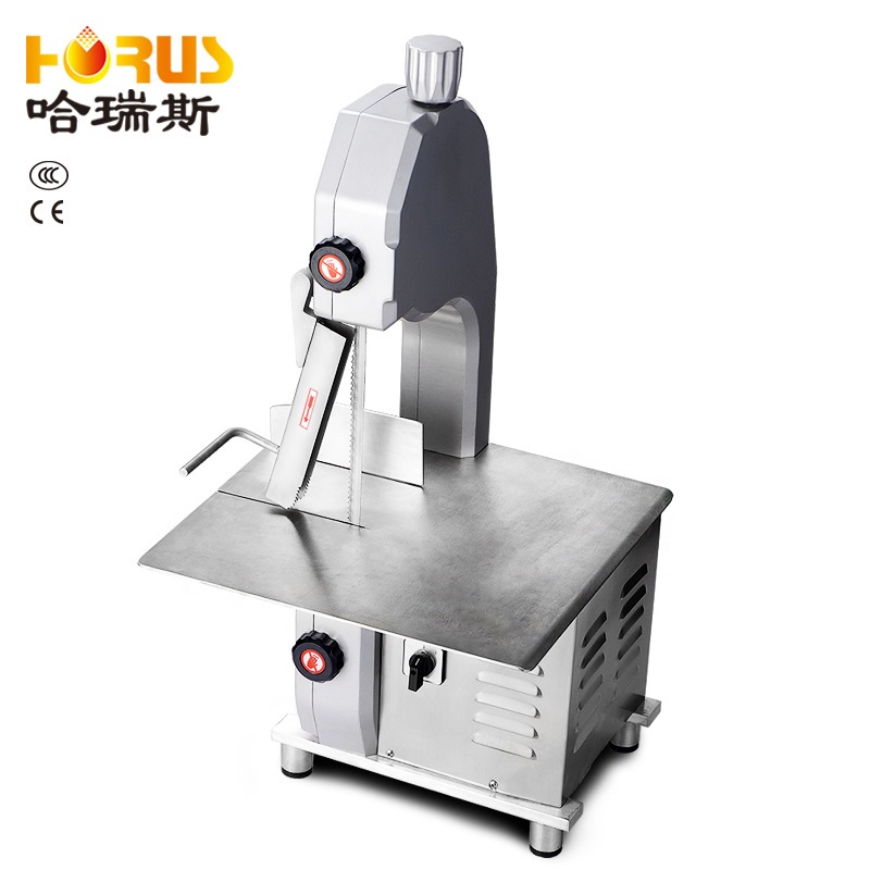 哈瑞斯210型商用锯骨机台式切骨机锯骨头猪蹄冻鱼排骨冻肉割骨机