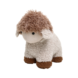 【孤品25折】蜡笔派咩咩玩偶抱枕奶油异形沙发毛绒公仔百搭摆件O