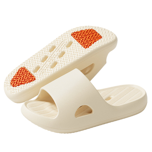 红豆浴室防滑拖鞋女款2026新款室内家居洗澡漏水速干软底凉拖女士