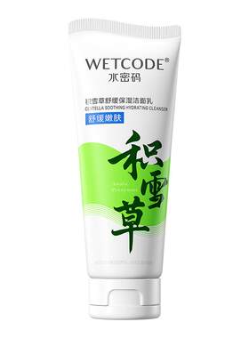 水密码温和洁面绵密泡沫洗面奶