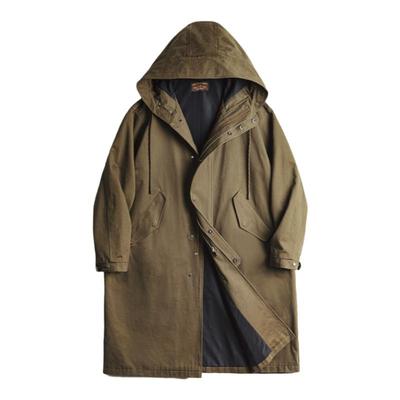 马登工装复古M51磨毛连帽风衣