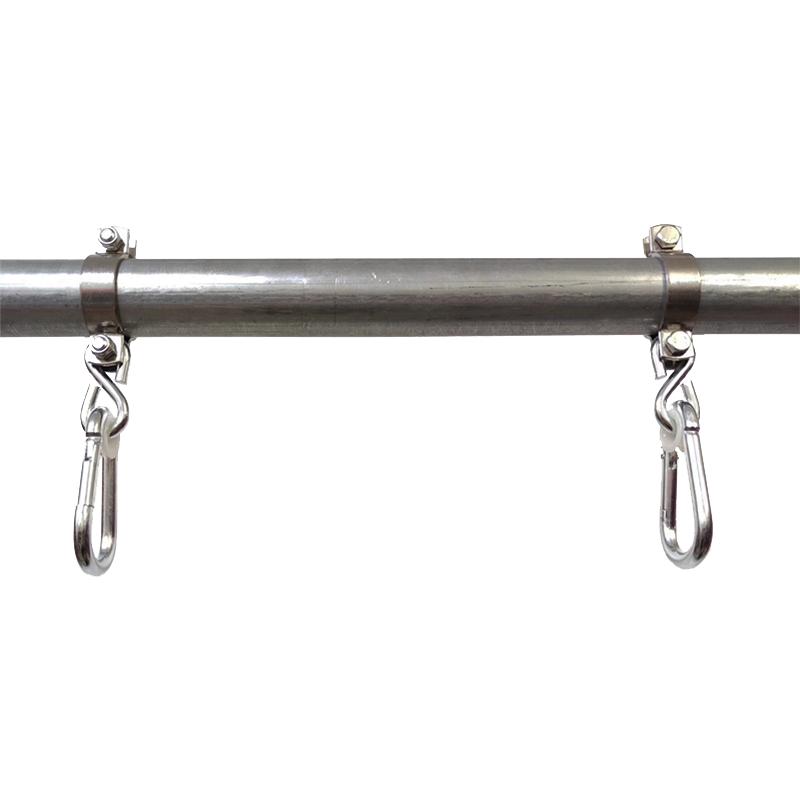 儿童秋千配件圆管专用挂钩承重吊环圆形扣件室外玩具户外木架吊钩