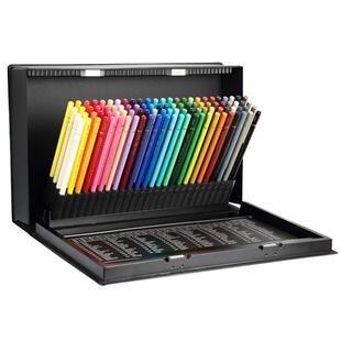日本uni三菱铅笔彩铅UNI-COLOR 100/72色油性彩铅100色专业素描初学者手绘填色画笔绘画美术礼盒套装