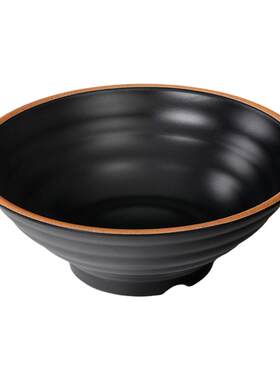 密胺餐具拉面碗商用黑色面馆专用碗仿瓷螺蛳粉碗简约汤粉米线汤碗