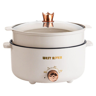 德国全自动电火锅一体炒菜电炒锅多功能料理锅蒸煎炒涮不粘烹饪锅