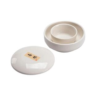 火锅砚多功能墨池保湿不干砚台陶瓷笔洗笔架墨碟墨碗墨盒文房四宝学生初学书法毛笔练字带盖干墨