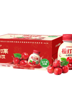 江中食疗楂打果开胃礼盒6瓶