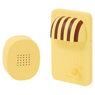 MUID卡通喜屋无线门铃请拉门铃家用入户门提醒免布线老人呼叫器