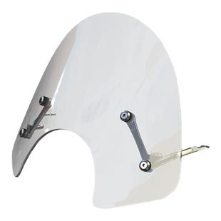 适用于25款新大洲本田 NS125LA前挡风玻璃改装黑化竞技款小风挡