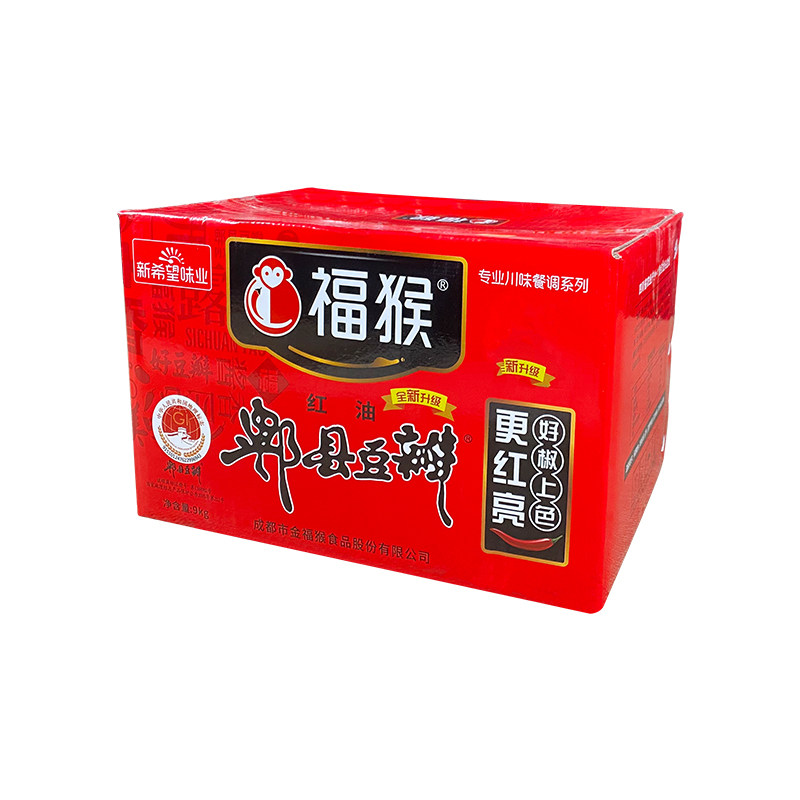 福猴红油郫县豆瓣18斤/箱餐饮装