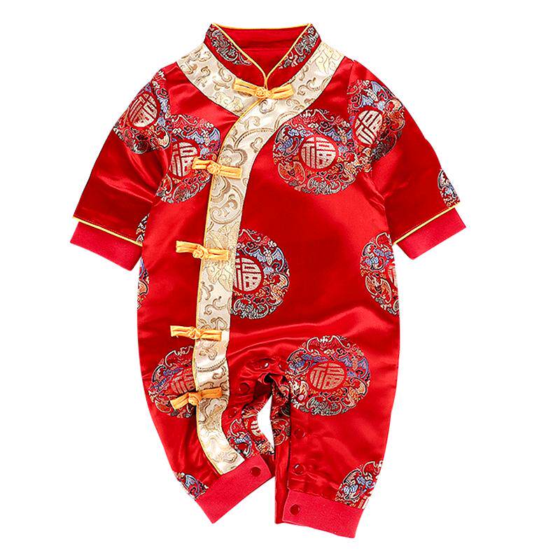 春秋婴儿唐装中国风周岁礼服冬季