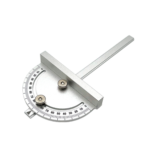 全铝台锯角度推尺木工锯角度尺DIY桌面自制台锯配件精密小型推尺