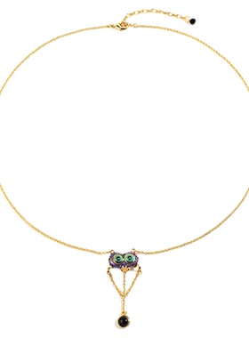 森系大眼趣味可爱闺蜜礼物项链