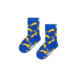 【25秋冬款】HappySocks儿童袜子男女童地板袜可爱帅气宝宝中筒袜
