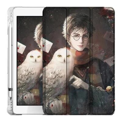 适用ipad2021哈利波特9平板保护套pro11带笔槽mini6复古5苹果10.2赫敏9.7寸2020动漫18新款19三折式air4/3壳2