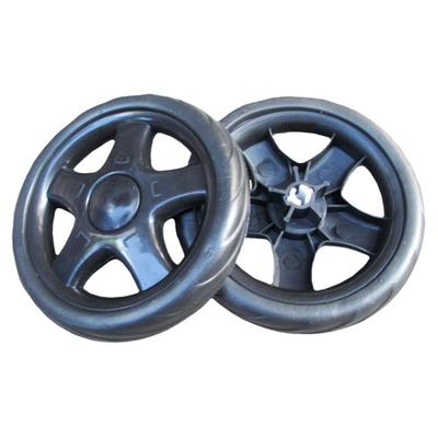 。。手拉车买菜车车购物车轮子拖车小推车拉车卡扣轮轱辘配件静。