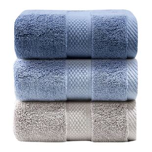 三利毛巾纯棉家用洗脸吸水不掉毛成人男女新疆长绒棉酒店面巾