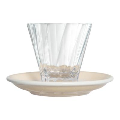 loveramics斜纹玻璃杯卡布拉花杯