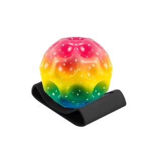 手腕弹力球儿童带绳月球石升级版高弹力甩甩球回力弹弹球男孩玩具