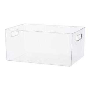 桌面书本亚克力收纳箱透明儿童整理书籍图书绘本书架书房收纳盒