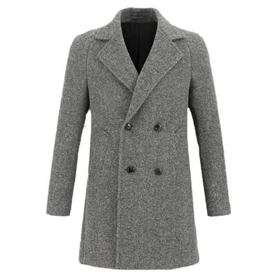 LAMPO/蓝豹羊驼毛混纺大衣