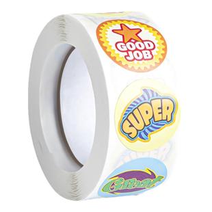 幼儿园奖励贴纸贴画纸表扬贴儿童小学生小红花自律表小朋友卡通星星装饰小图案女孩五角星粘贴纸小贴画教师用