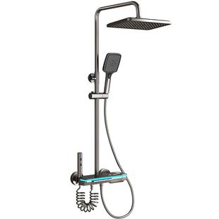 高端淋浴花洒套装家用恒温全铜淋雨器花晒头浴室喷头卫浴十大品牌