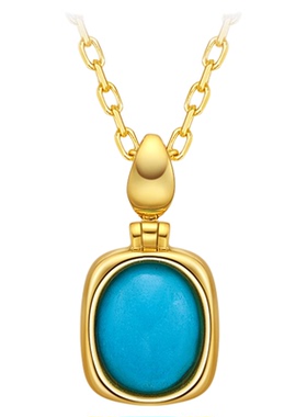 美奈绿松石项链耳饰高级感礼物