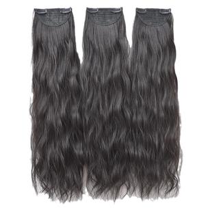 艾妃水波纹假发片蓬松无痕接长发增发量三片式长卷发女自然隐形