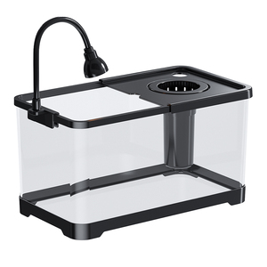 鱼缸小型客厅2025新款生态过滤制氧一体机透明家用桌面乌龟饲养缸