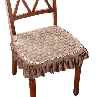 简约餐椅垫美式椅子凳子坐垫套罩高档奢华四季防滑餐桌布套装坐垫