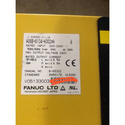 议价A06B6134H302发那科驱动器成色如图原装拆可维修