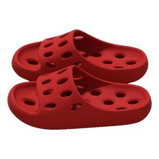 洗澡漏水凉拖鞋女2025新款夏季室内居家防滑厚底浴室速干拖鞋男款