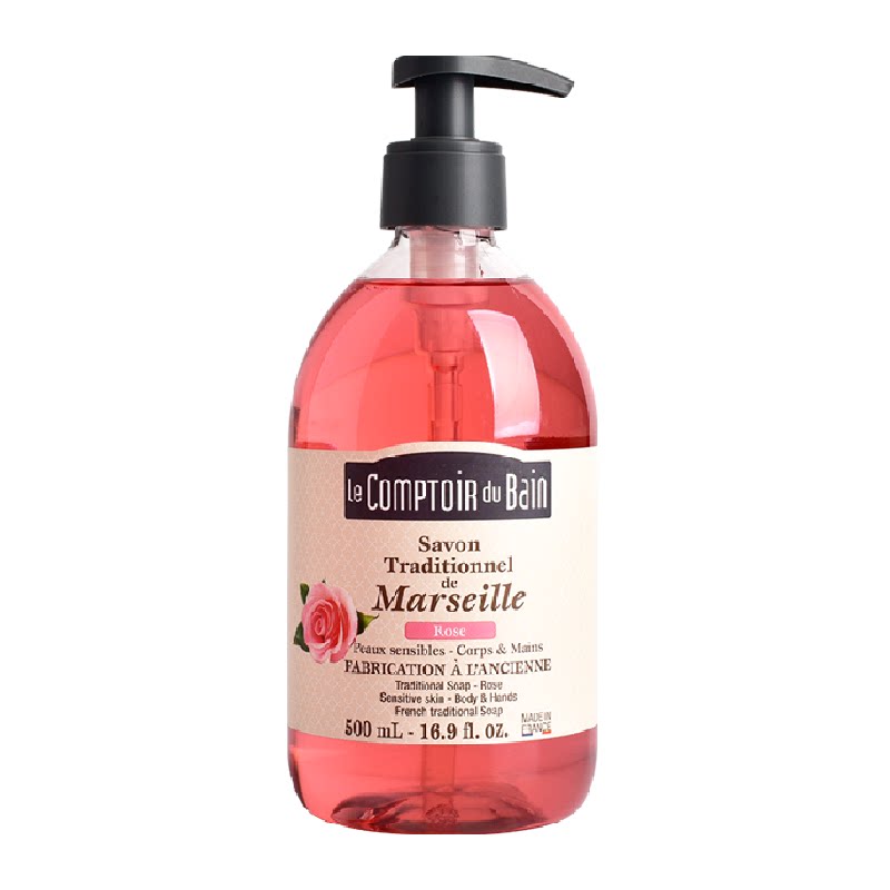 法国丽芙保湿沐浴露甜嫩玫瑰花香500ml