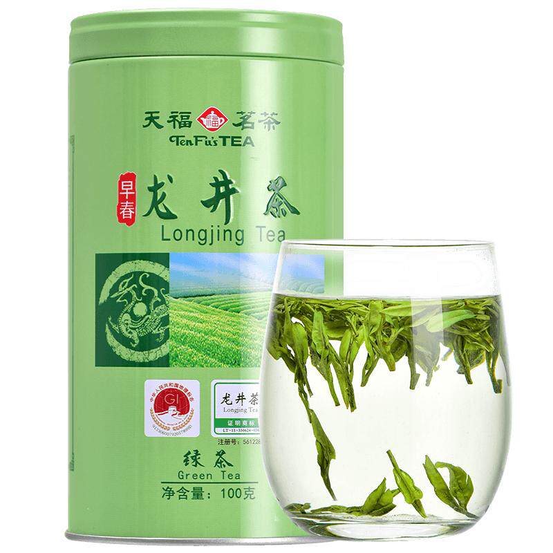 天福茗茶新昌茶龙井茶绿茶茶叶
